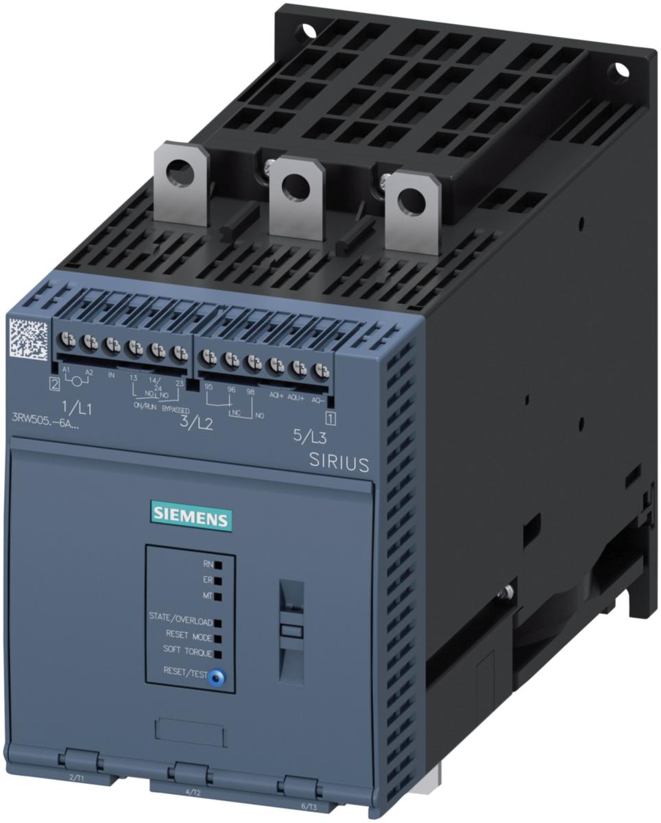 Mjukstarter 3RW50 - MJUKSTART S6 75KW 110-250VAC 3RW5055-6AB14