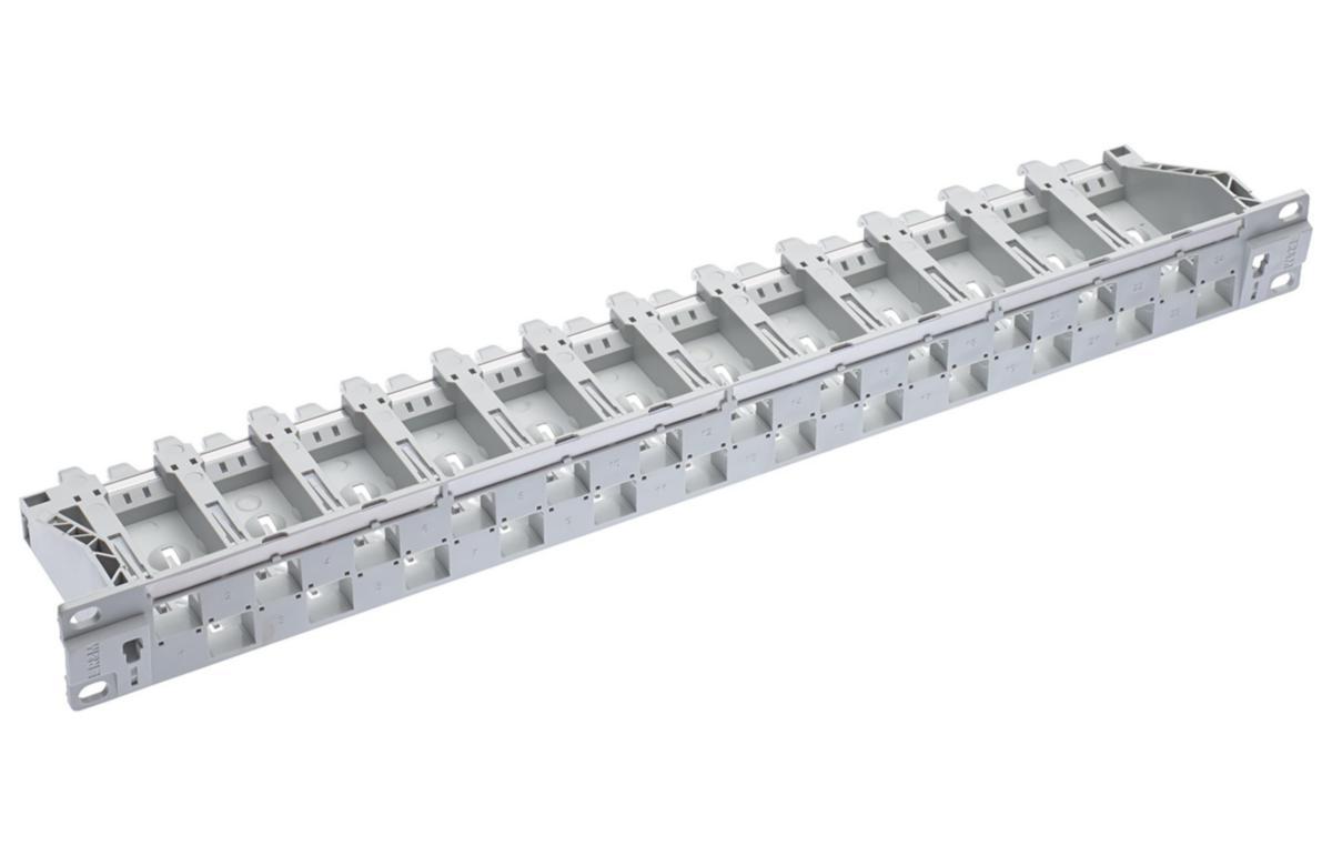 Patchpanel 19" 24xC6s - PATCHPANEL 1U 24XC6S GRÅ PP-24PT PC-19" 1U-24X-C6/S-GY