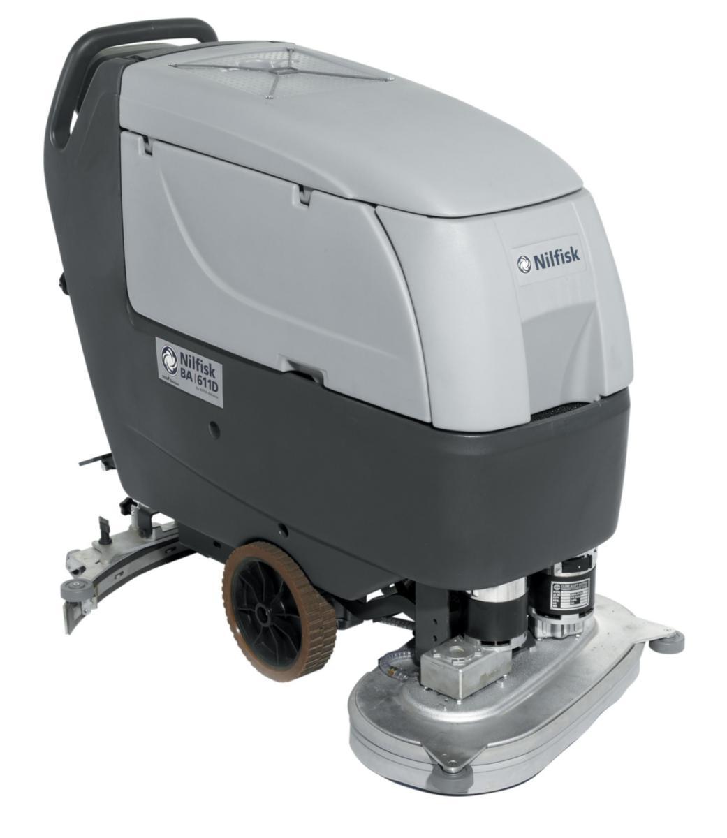 Kombiskurmaskin Nilfisk BA 611D Complete - KOMBISKURMASKIN NILFISK BA611 D COMPLETE 5.6KM/H 3H 1230W