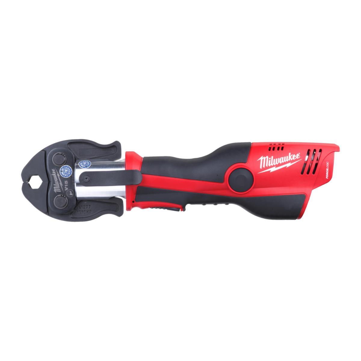 Pressmaskin Milwaukee M12 HPT-0C SOLO - PRESSVERKTYG MILWAUKEE M12 HPT OC.SOLO. VÄSKA. 1.7 KG. 19 KN