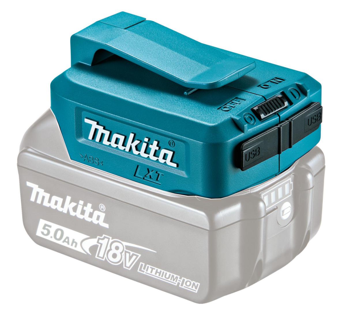 Batteriadapter Makita 18 V - BATTERIADAPTER USB MAKITA 18V SEBADP05 2PORTAR 5V/2.1A