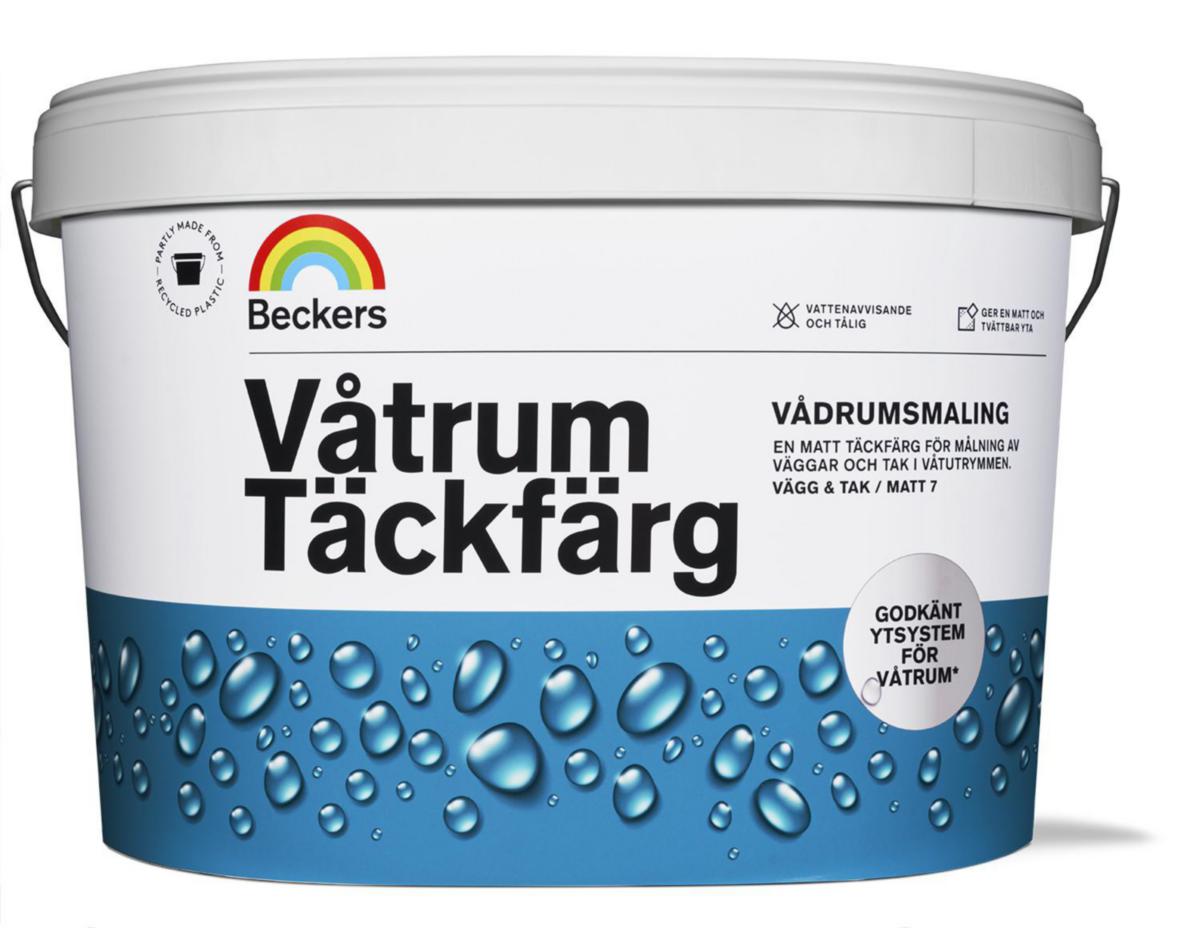 Täckfärg Våtrum - VÅTRUM TÄCKFÄRG VIT/BAS A 9L 