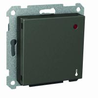 Electronic floor thermostat 2-pole. Anthracite