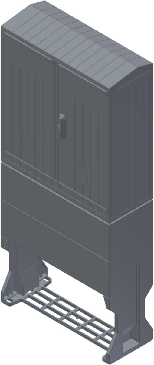 Beröringsskyddat kabelskåp OTD - KABELSKÅP OTD-1-4-BS OTD-1-4-BS