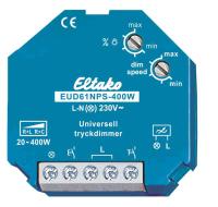 Push button dimmer universal without neutral, EUD61