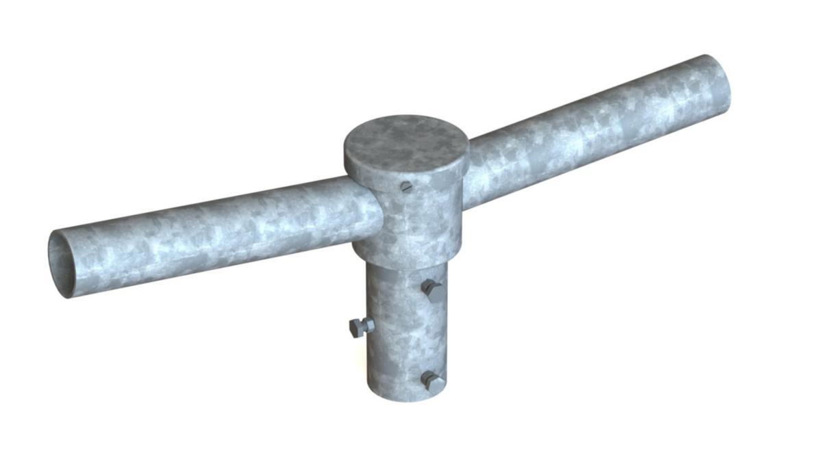 Armaturkrona för toppdel Ø 60 mm - STOLPKRONA 2-ARMAD FÖR 60 MM