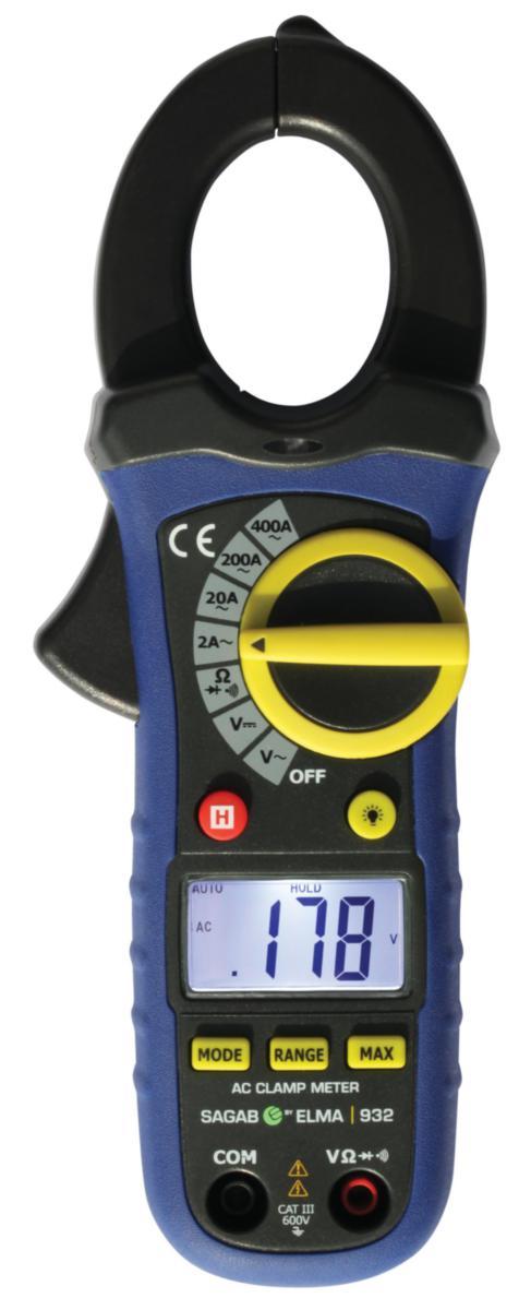 Tångamperemeter Elma 932 - TÅNGAMPEREMETER ELMA 932