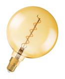 LED-lampa Vintage 1906, Glob, Guld, dimbar