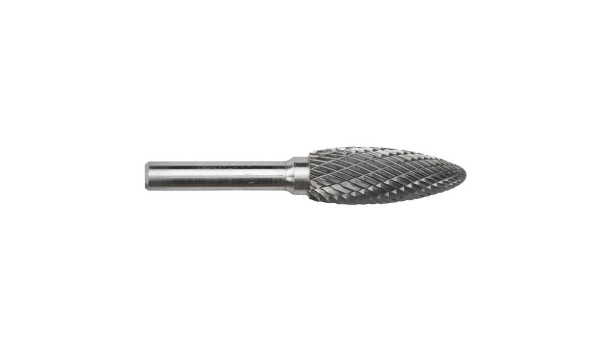 Rotary Carbide File Harlingen Flame Shaped - CARBIDE ROTARY BURR HARLINGEN SH 12MM L=65MM