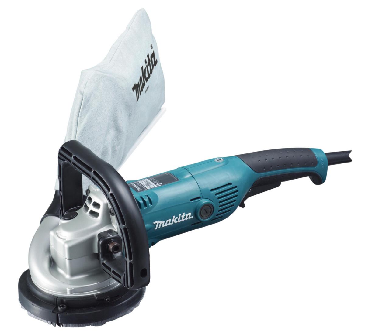 Betongslipmaskin Makita NPC5000C - BETONGSLIP MAKITA NPC5000C 125MM 1400W DAMMKÅPA ALU VÄSKA