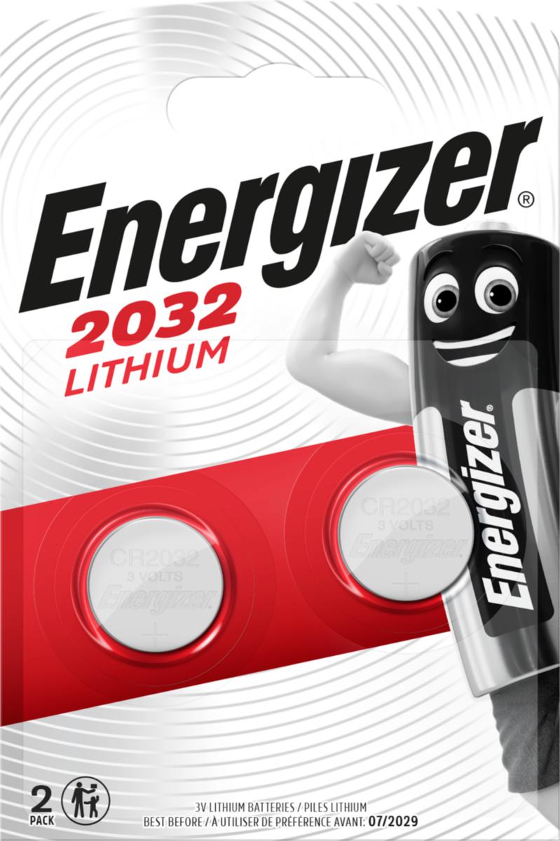 Knappcellsbatteri Lithium 3V - BATTERI LITHIUM CR2032 FSB2 3V 2-PACK