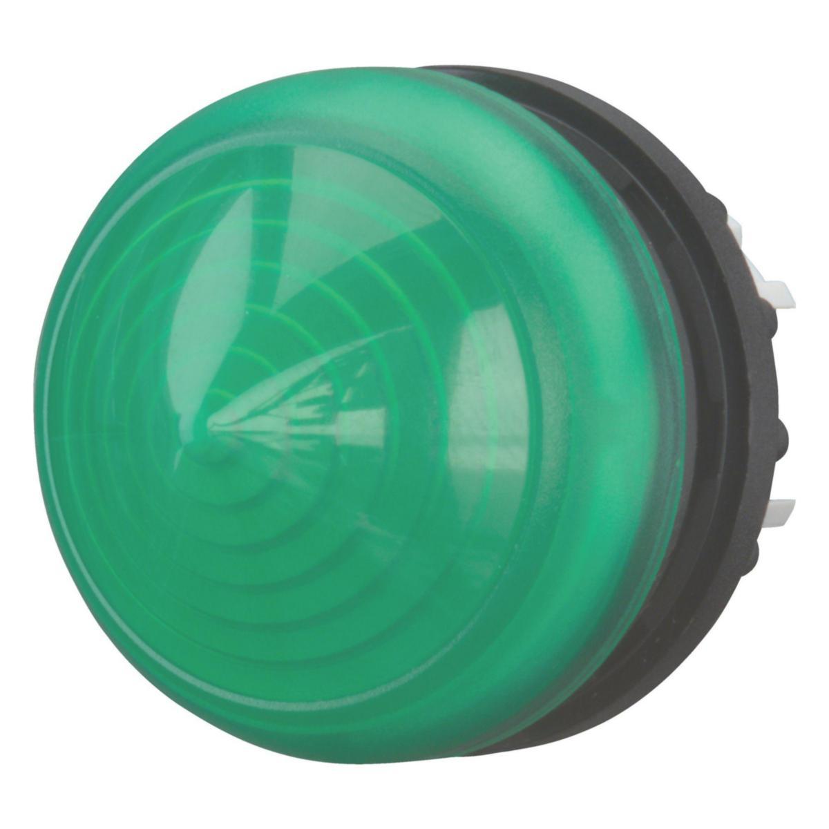 Lampdon M22 med förhöjd lins IP66 - LAMPDON HÖJT GRÖN M22-LH-G