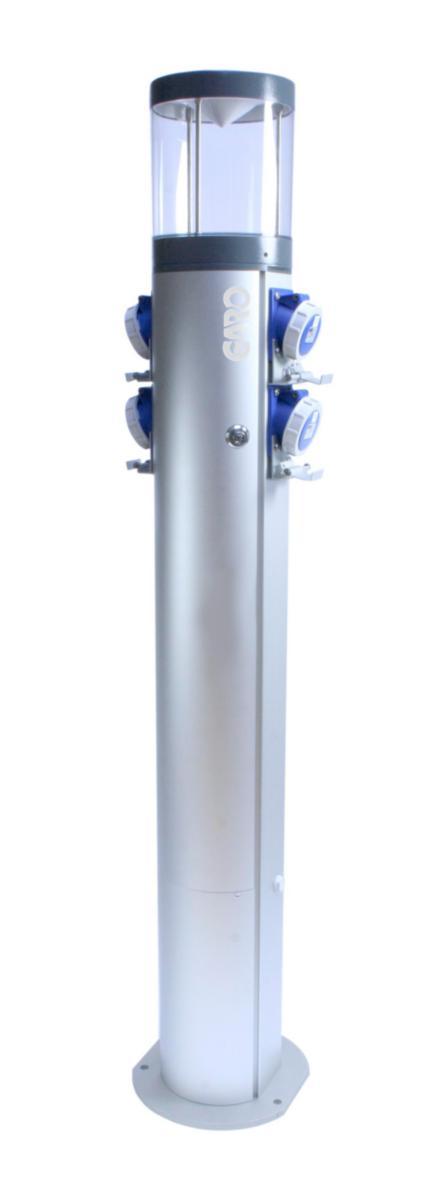 Marinstolpe fyra 1-fas uttag - STOLPE 4CEE216 6A GMS E4 6A