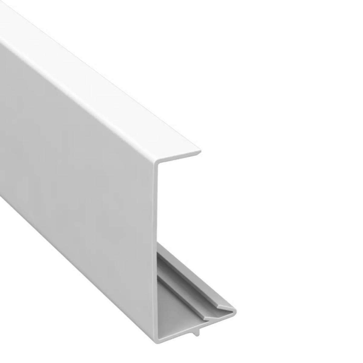 Foder Plast 24X52MM Vit - LIST FODER 52X24 MM 2150 MM PLAST VIT