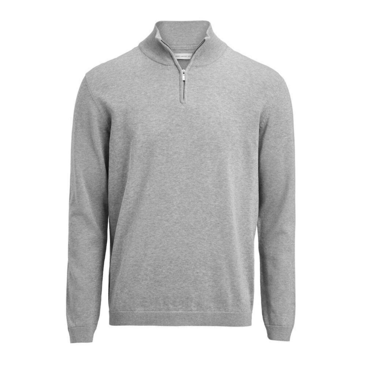 Tröja James Harvest Ashland halfzip - TRÖJA JAMES HARVEST ASHLAND HALFZIP GRÅMELERAD XXS
