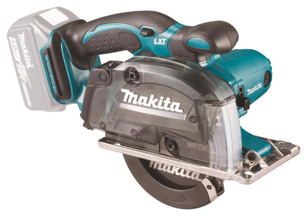 Metallcirkelsåg Makita DCS552Z SOLO - METALLCIRKELSÅG MAKITA DCS552Z 18V+136MM+UPPSAMLARE+SOLO