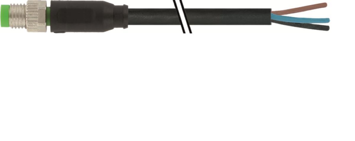 Kablage M8 Murrelektronik - KABLAGE 3P M8 HA 0° A 3M 7000-08001-6300300