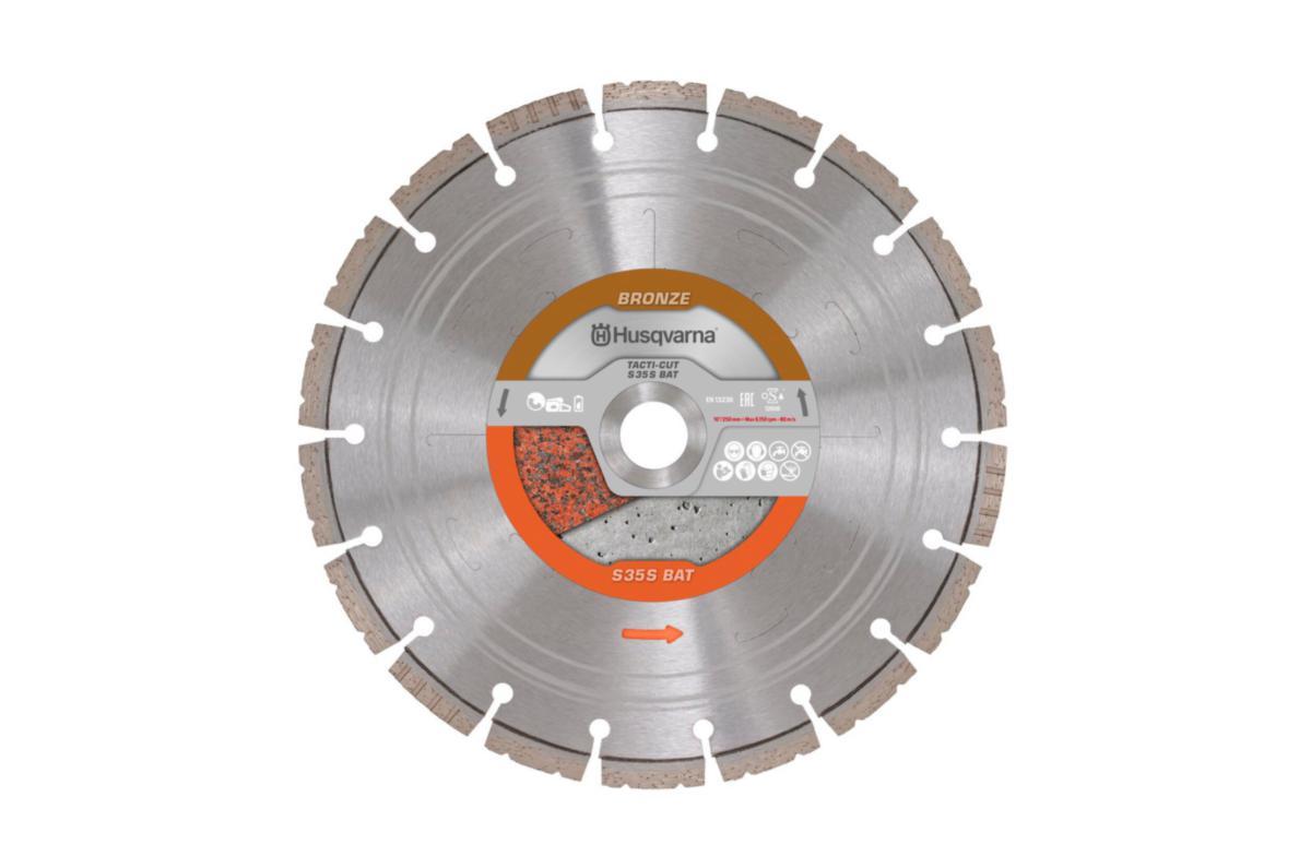 Diamantklinga Husqvarna Tacti-Cut S35S - DIAMANTKLINGA HUSQVARNA T-CUT 250MM 25,4 MM 10 MM