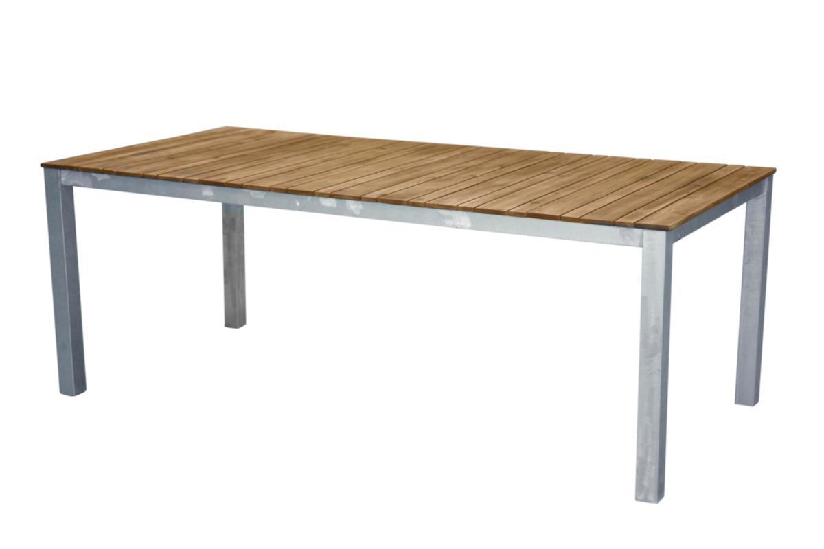 Matbord, Zenia - MATBORD 200 CM STÅL/AKACIA ZENIA VENTURE DESIGN