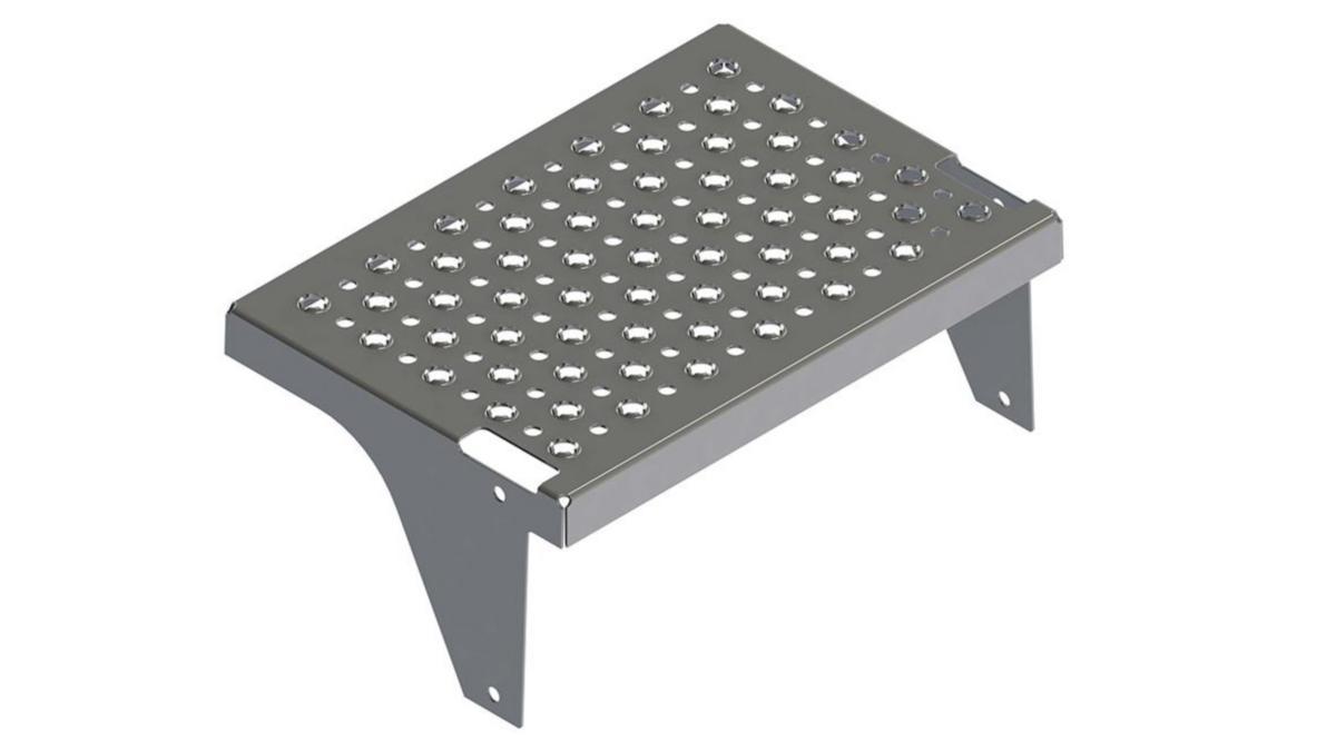 Ståplatta fasadstege, CW Lundberg - STÅPLATTA FASADSTEGE EX. SKRUV 300X440MM ZM ( 470411 ) CW