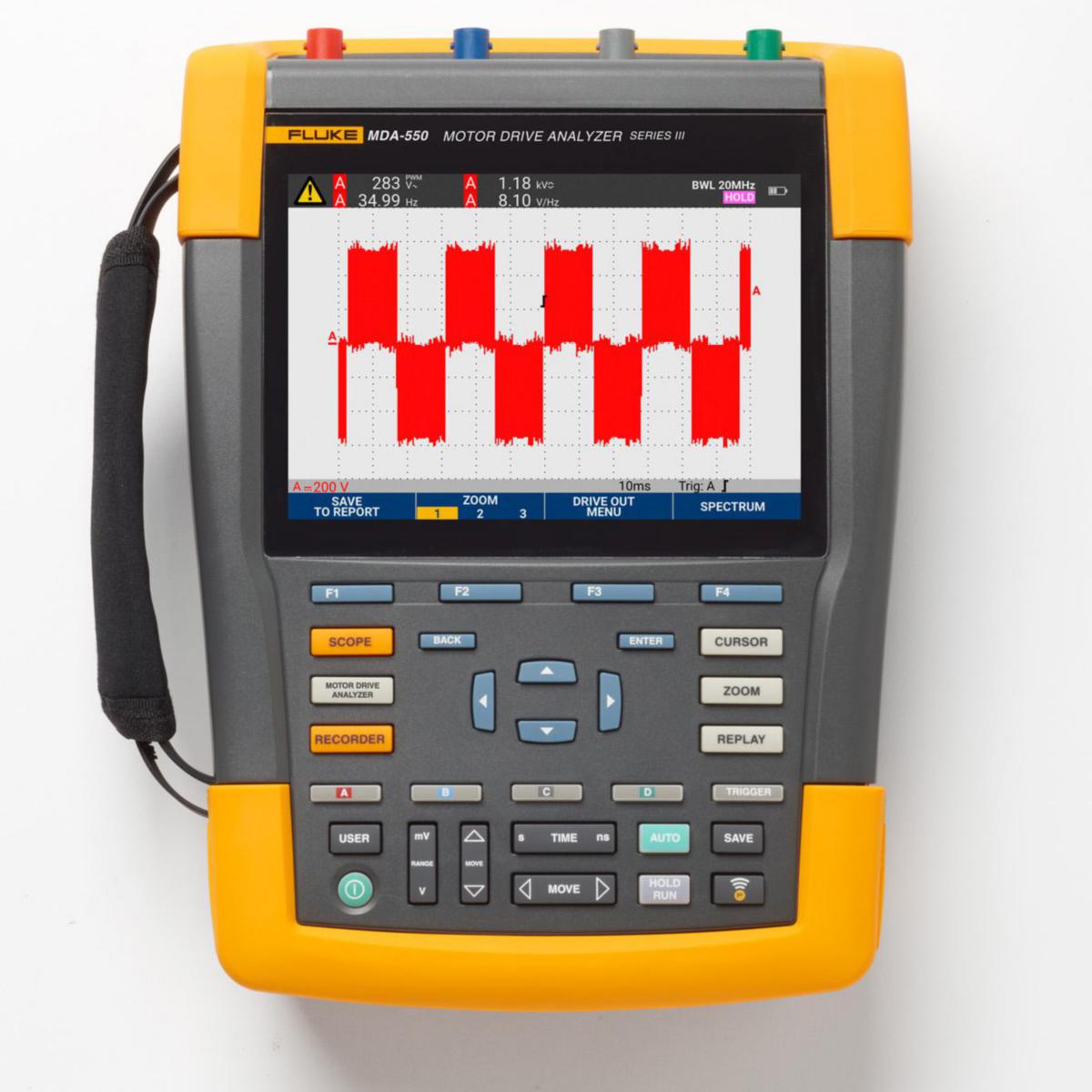 Motoranalysator 4-kanaler PRO - MOTORANALYSATOR 4KANALS PRO FLUKE-MDA-550-III