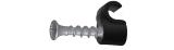 Screw clips SCR C3 black Torx T20