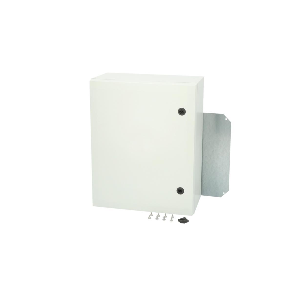 Control cabinet Arca Grey door 3-point lock - CABINET, GREY 2LOCK HING/LONG ARCA 504021