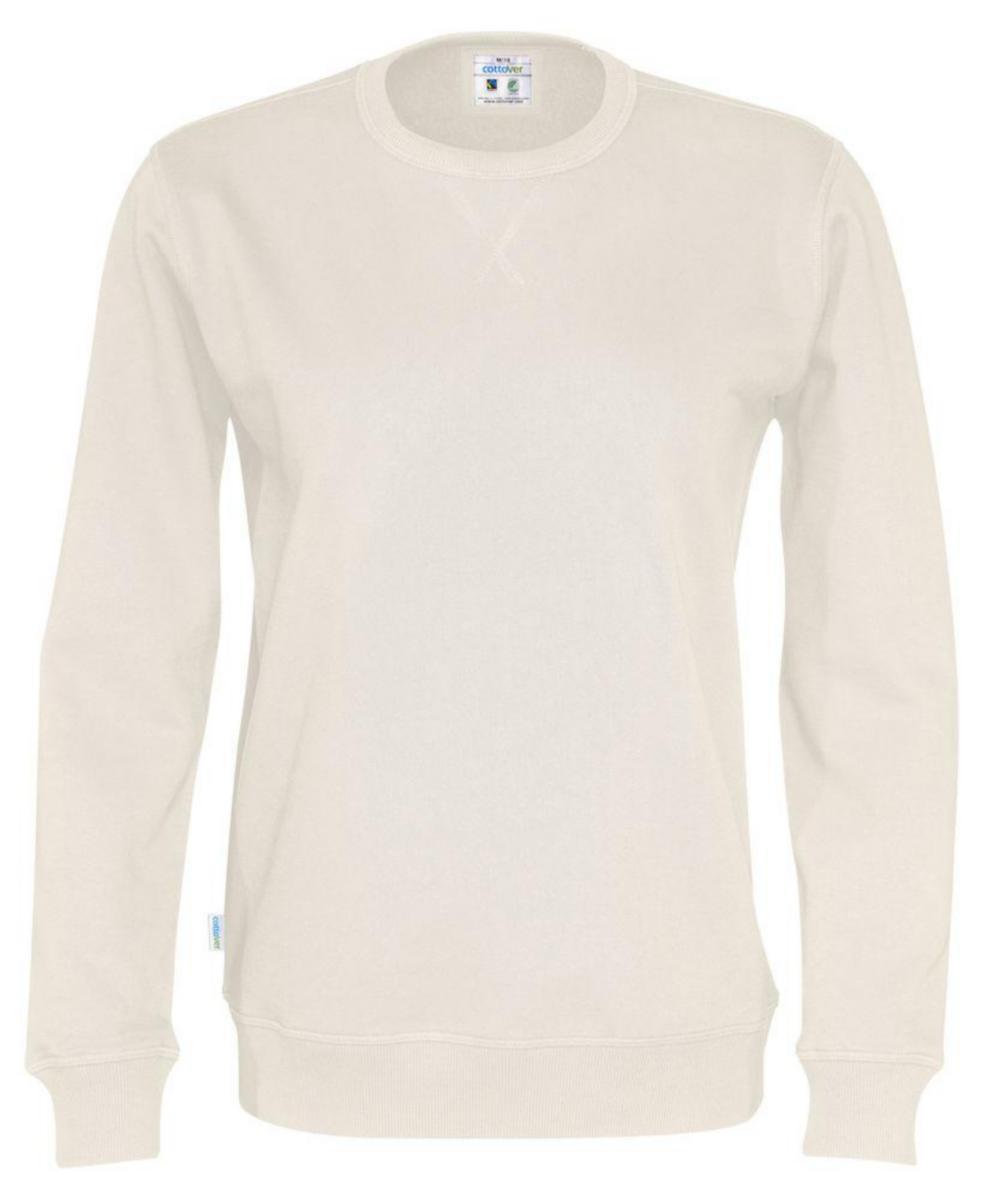 Sweatshirt Cottover 141003 - SWEATSHIRT CREW NECK UNISEX OFFWHITE XXS