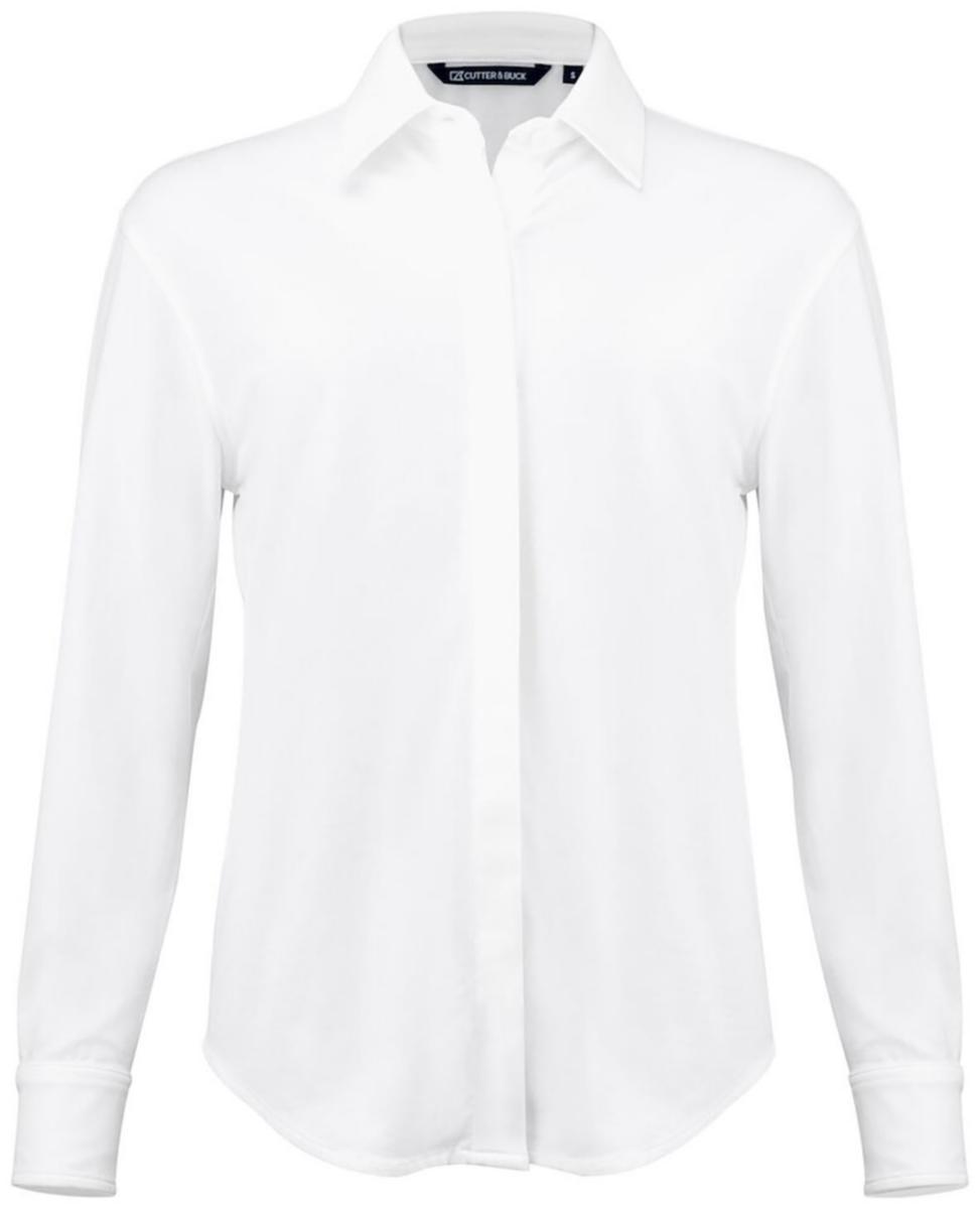 Skjorta Cutter & Buck Hedley dam - SKJORTA CUTTER & BUCK HEDLEY DAM STRETCH VIT STL M