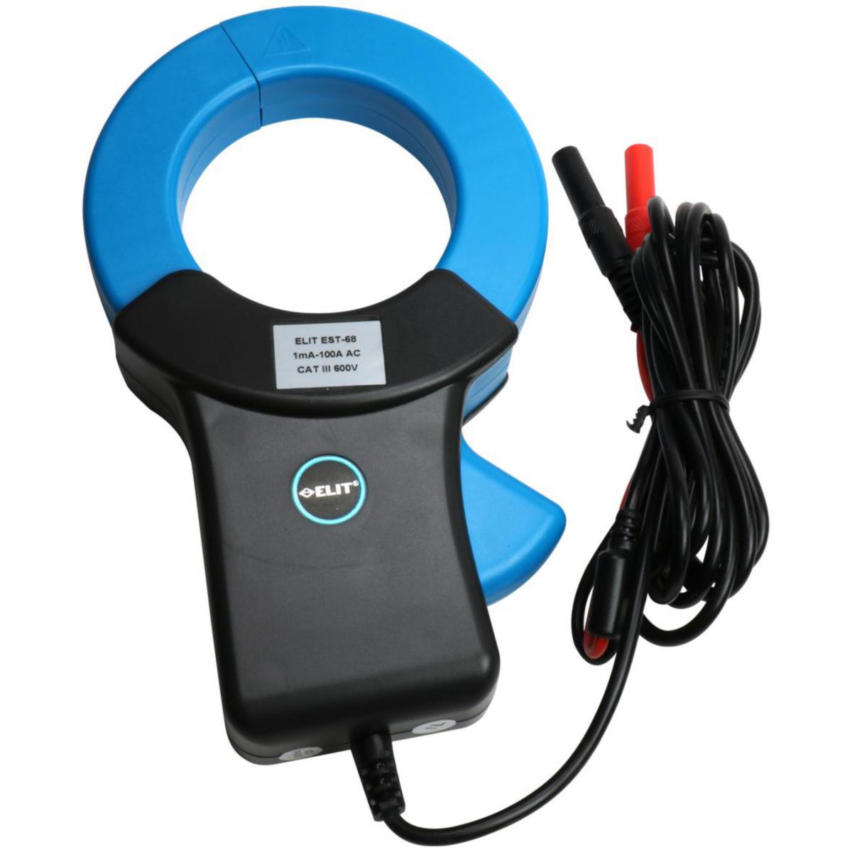 Strömtångadapter 68mm 1mA - 100A AC - STRÖMTÅNGADAPTER 68MM EST-68