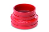Grooved concentric reducer, Red