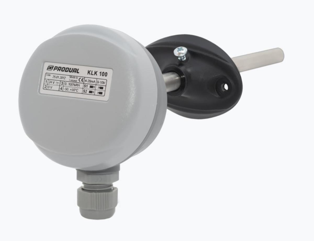 Fuktgivare för kanal KLK 100, temperatur, Produal - KANALFUKTGIVARE KLK 100 TEMPERATUR. PRODUAL