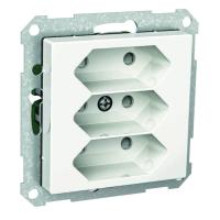 Wall socket inserts 3-way class 2. Exxact