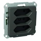 Wall socket inserts 3-way class 2. Exxact