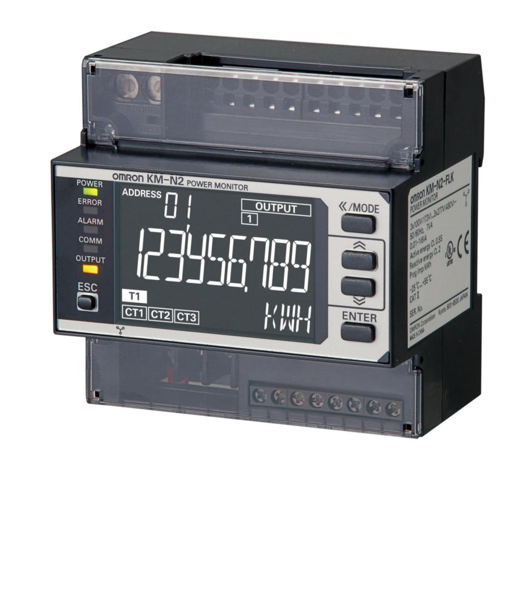 Energimätare KM - ENERGIMÄTARE DIN-SKENA DISPLAY KM-N2-FLK