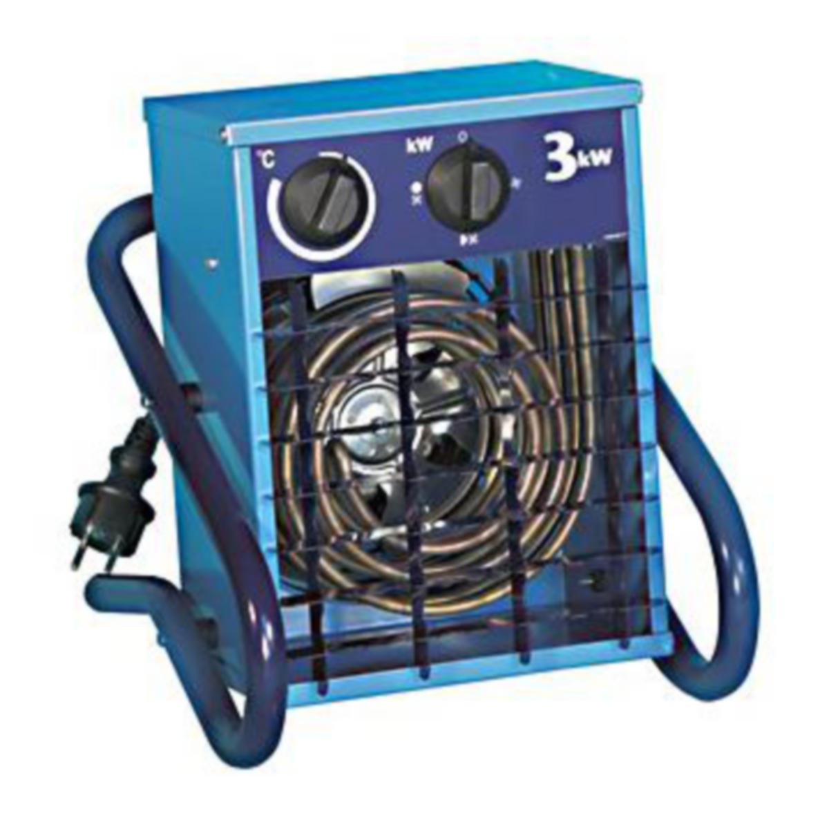 Heating fan with cord and plug - FANHEATER 3KW 0