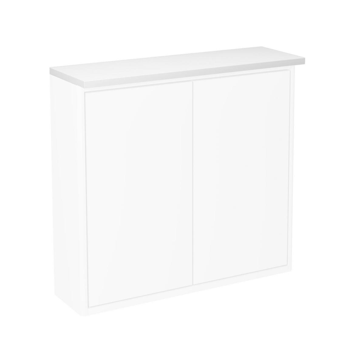 Toppskiva Graphic, Gustavsberg - GBG GRAPHIC TOPPSKIVA M BELYSN VIT 60X20 CM