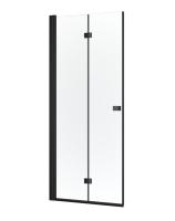 Shower wall foldable Black Imber II, a-collection