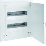 Enclosure with white door. Gulf plastic, recessed with door, IP30, incl. accessories