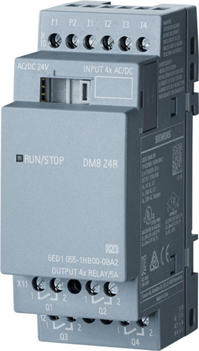 Expansionsmodul LOGO 8 - LOGIKMODUL DM8 24R 6ED1055-1HB00-0BA2