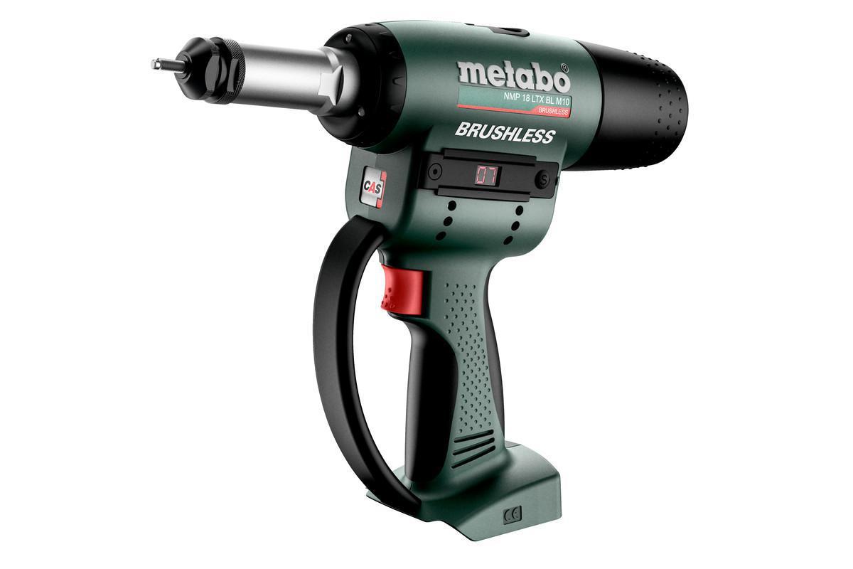 Nitpistol Metabo NMP 18 LTX BL M10 SOLO metaBOX - NITPISTOL METABO NMP18LTXBLM10 18V M-BOX SOLO