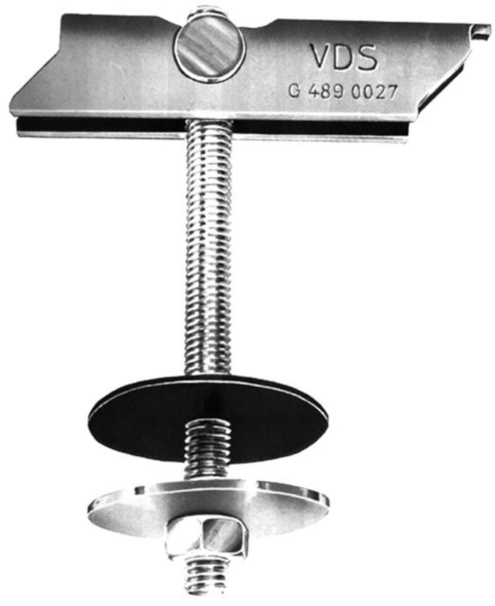Folding bracket EF VDS, MEFA - EF FOLDING SHACKLE M8X100 VDS MEFA