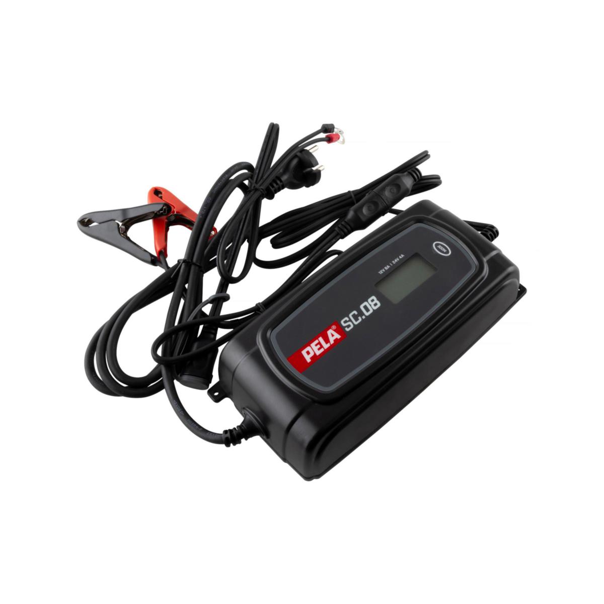Batteriladdare PELA 12/24V 8A - BATTERILADDARE PELA 12V 8A / 24V 4A