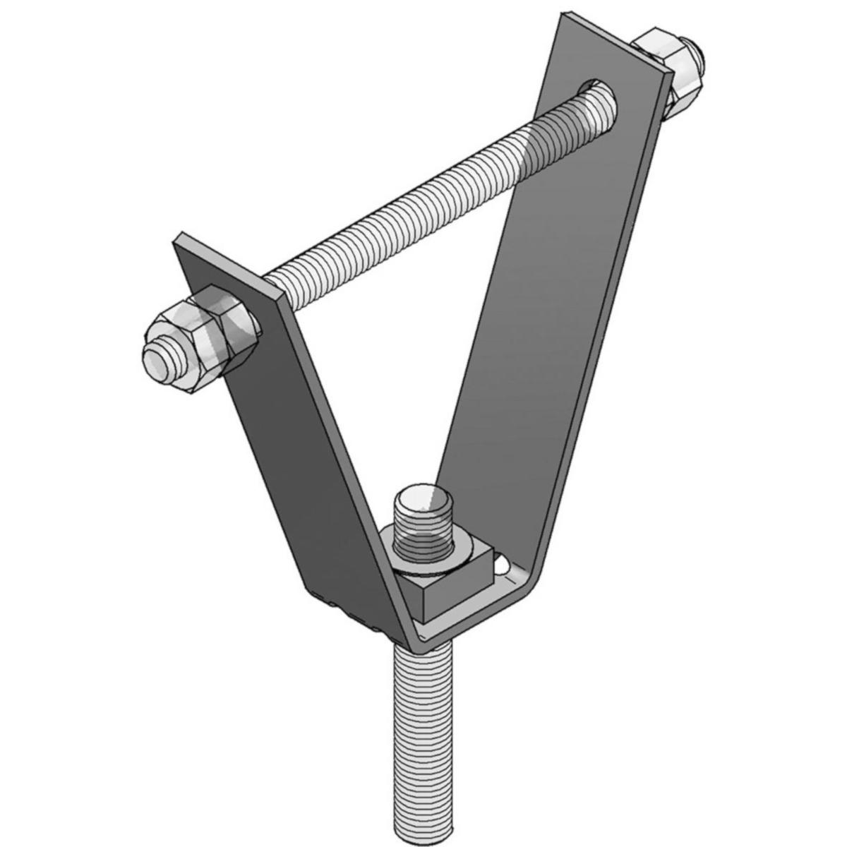 Trapezoidal plate bracket EF VdS, MEFA - TRAPEZE HANGER MU-S M10 MEFA