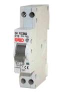 Residual current circuit breaker C-Characteristics 2-pole, 1 module, 6kA