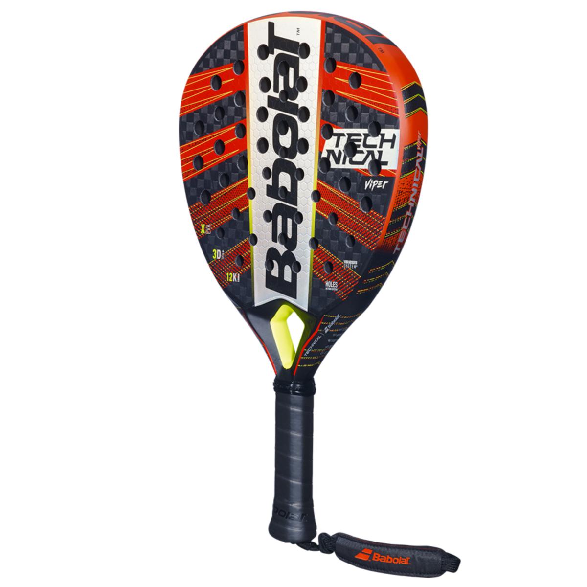 Babolat viper padel rack technical black red 2023 padel