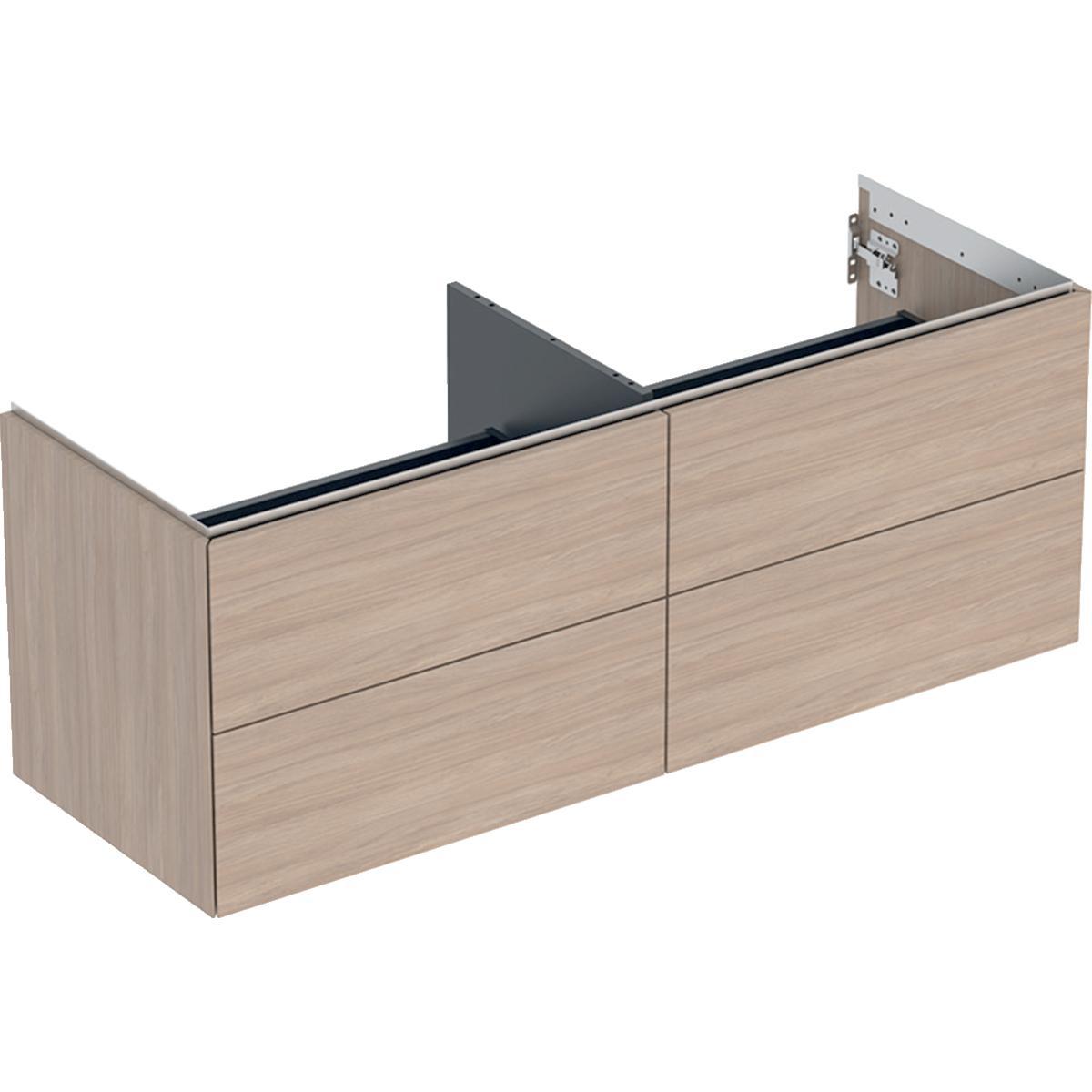 Underskåp ONE 135cm, Geberit - GEBERIT ONE UNDERSKÅP 135 MED 4 LÅDOR 135X47 EK