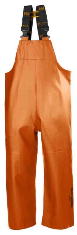 Helly Hansen Bibs: Men's 70529 290 Orange Waterproof Mandal Bibs