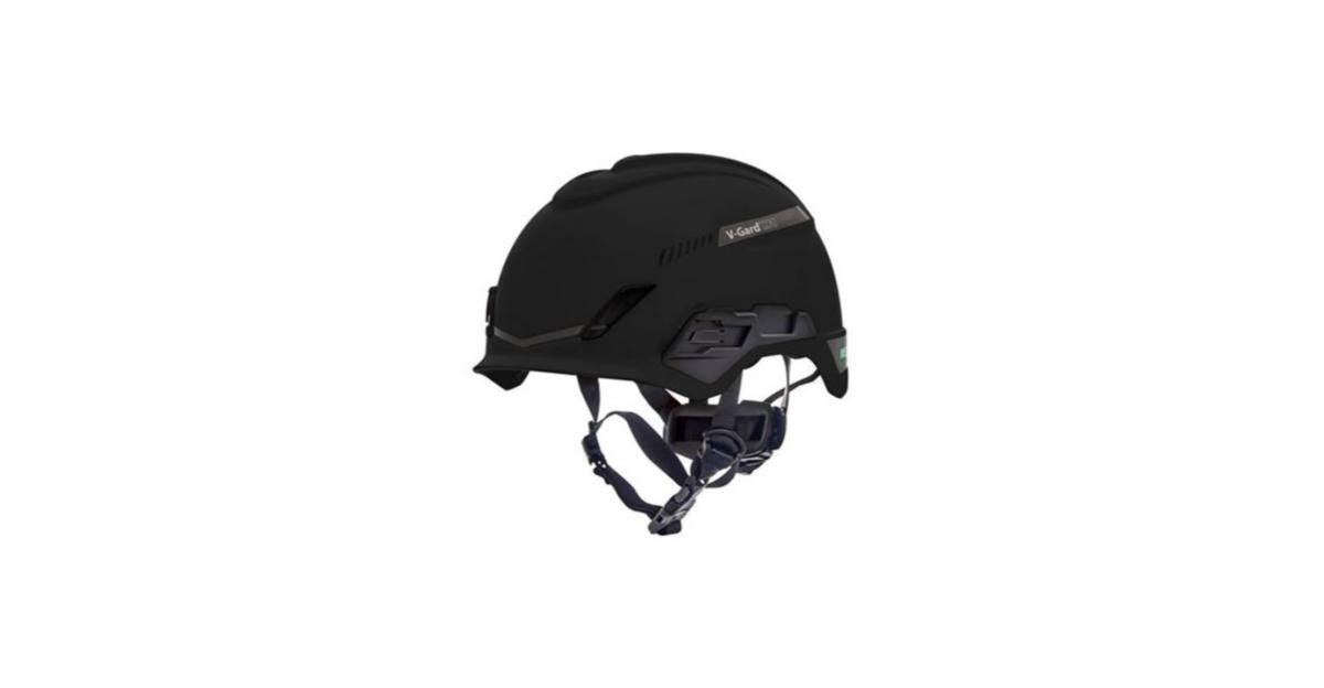 Skyddshjälm MSA V-Gard H1 Ventilerad - SKYDDSHJÄLM MSA V-GARD H1 SVART VENTILERAD 10212401