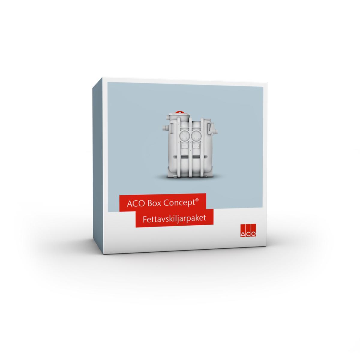 Fettavskiljarpaket NS2, ACO Box Concept Fett Inne - ACO BOX CONCEPT FETT INNE NS2 FETTAVSKILJARE MED TÄTA LOCK
